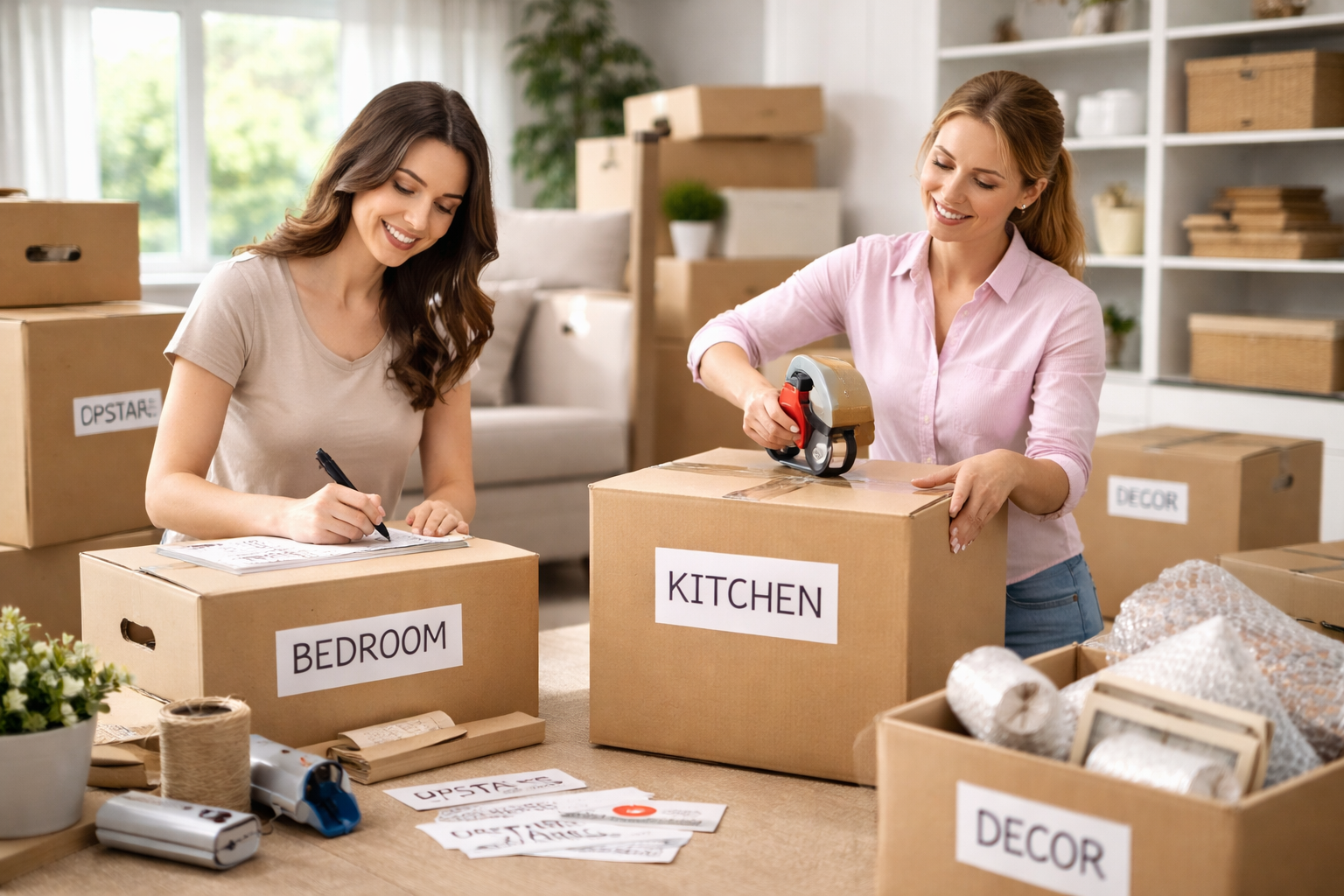 Briight professional packing and labeling Kitchener, Waterloo, Cambridg and Guelph